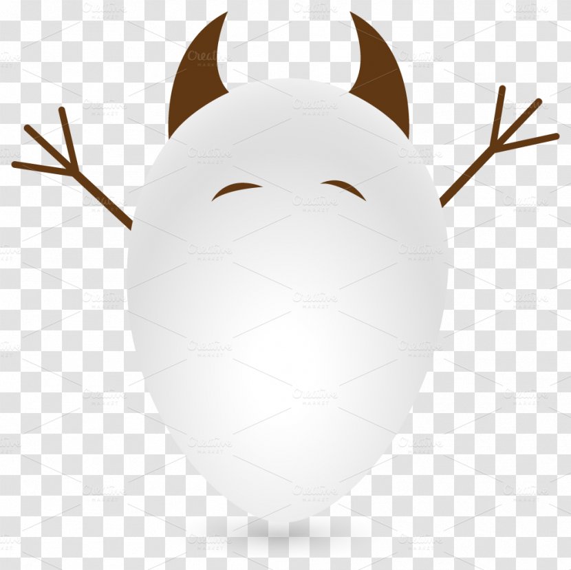 Easter Egg Devil - Art - Slabs Vector Transparent PNG