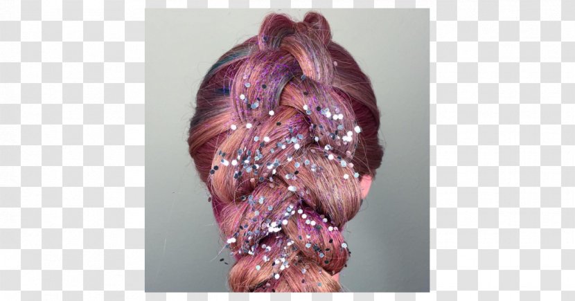 Glitter Hairstyle Fashion Beauty Parlour - Heart - Hair Transparent PNG