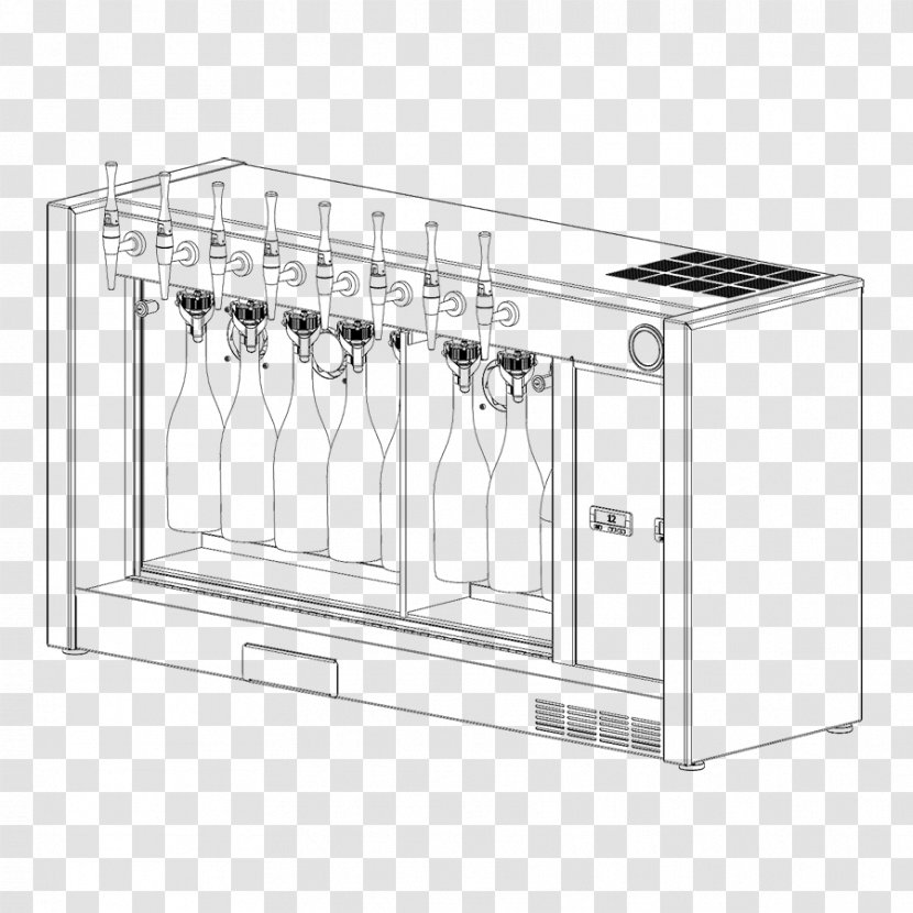 Furniture Rectangle Machine - Kitchen - Angle Transparent PNG