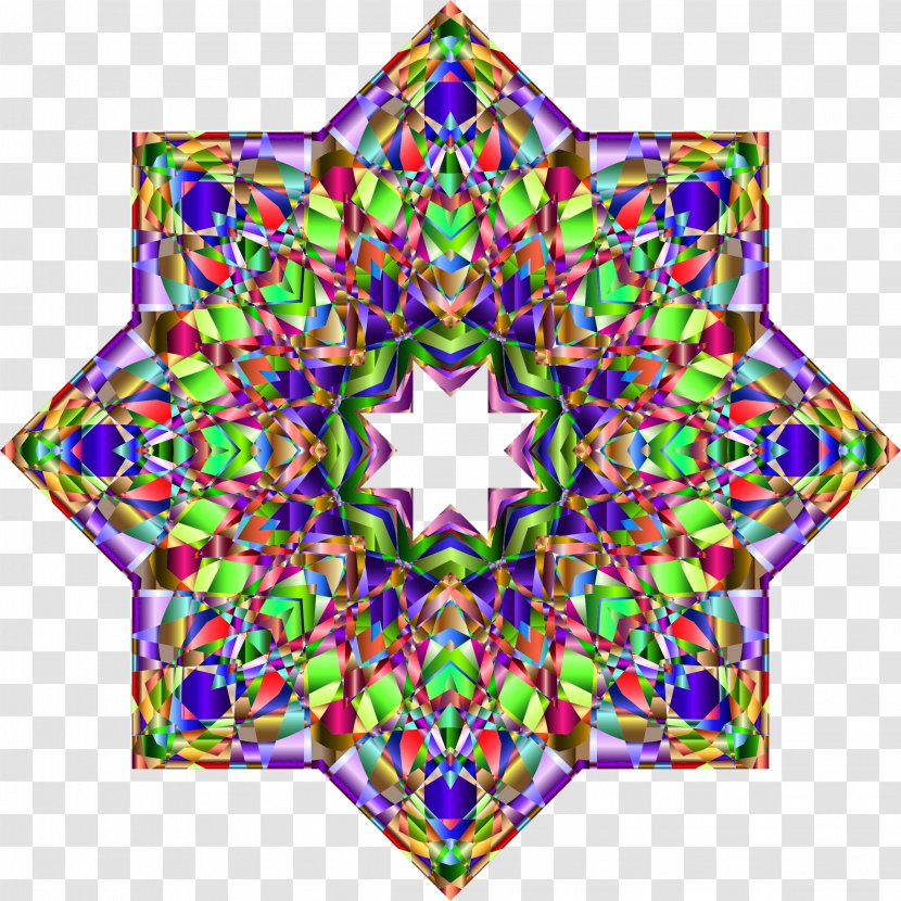 Star Clip Art - Geometry - Mandala Transparent PNG