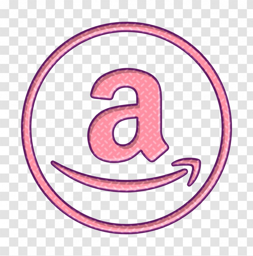 Amazon Icon Ecommerce Online - Shopping - Oval Sticker Transparent PNG