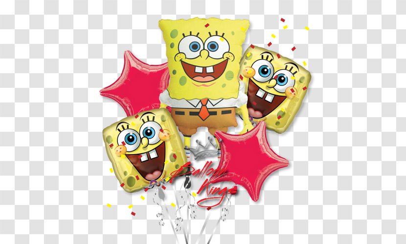 Patrick Star Sandy Cheeks Plankton And Karen Squidward Tentacles Balloon - Party - Gold Birthday FoilGold Number Transparent PNG