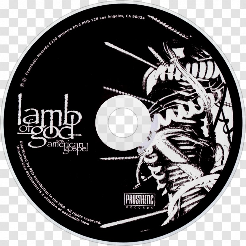 Phonograph Record In The Absence Of Sacred New American Gospel Compact Disc Lamb God - Certificate Authenticity Transparent PNG