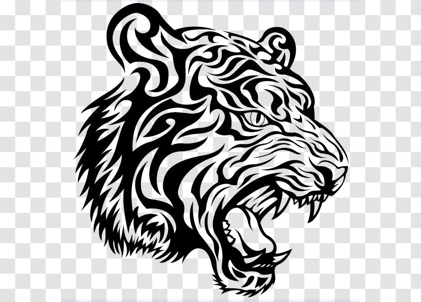 Tiger Tattoo - Roar Transparent PNG