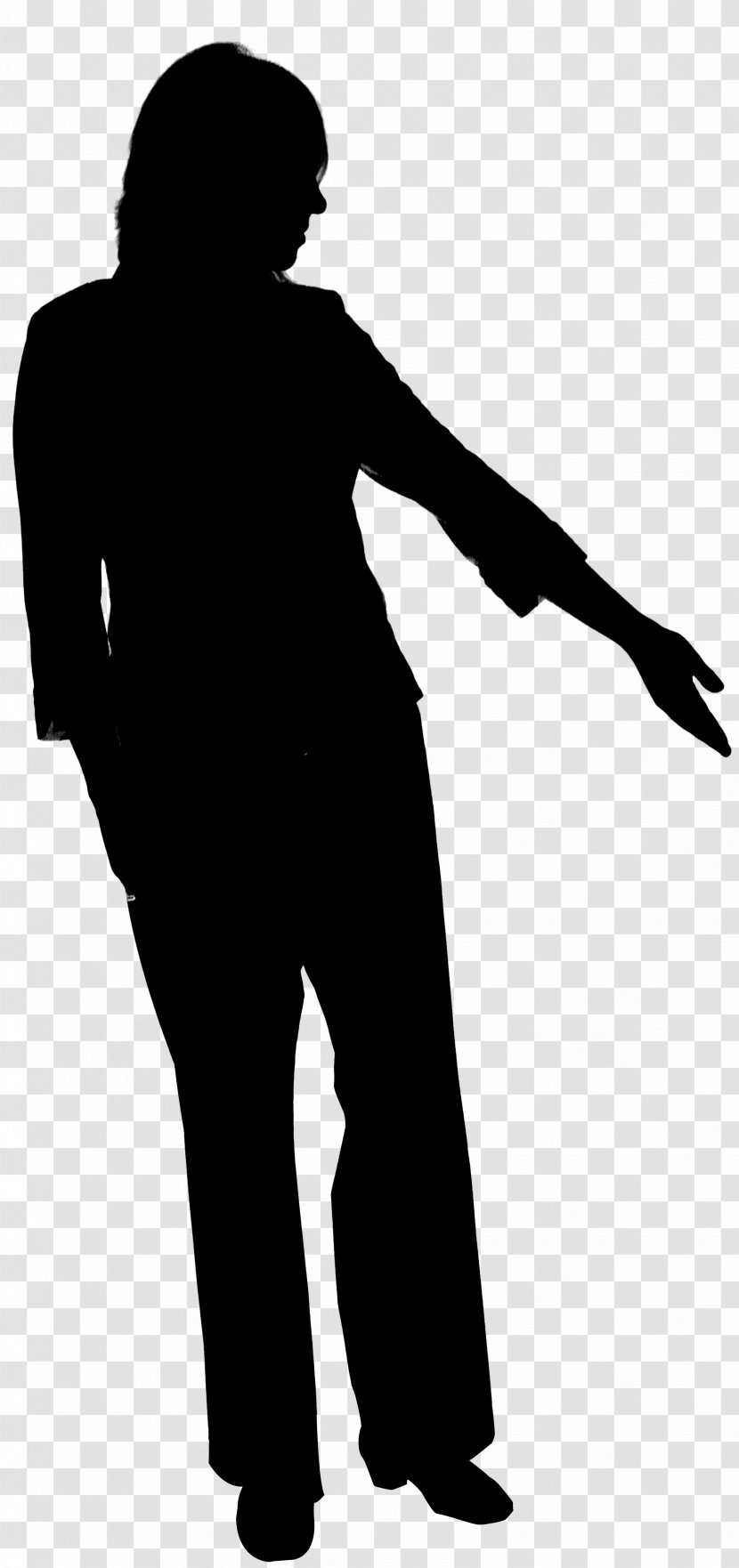 Human Behavior Silhouette Clip Art - Black M - Male Transparent PNG