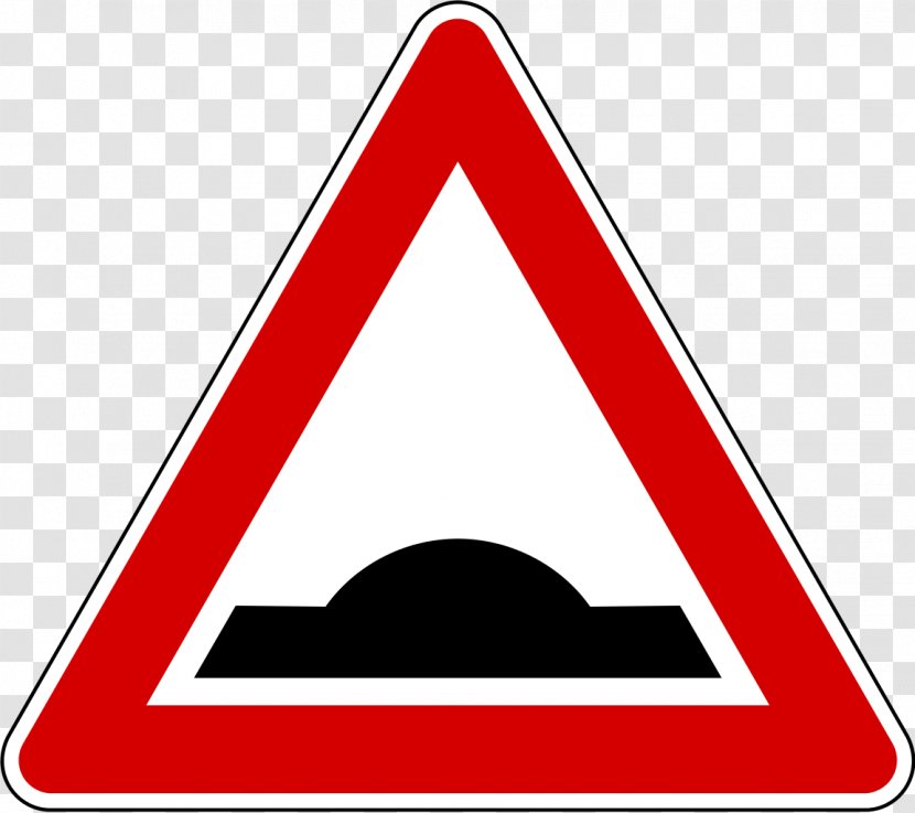 Traffic Sign Road Signs In Singapore Warning Speed Bump - Text Transparent PNG