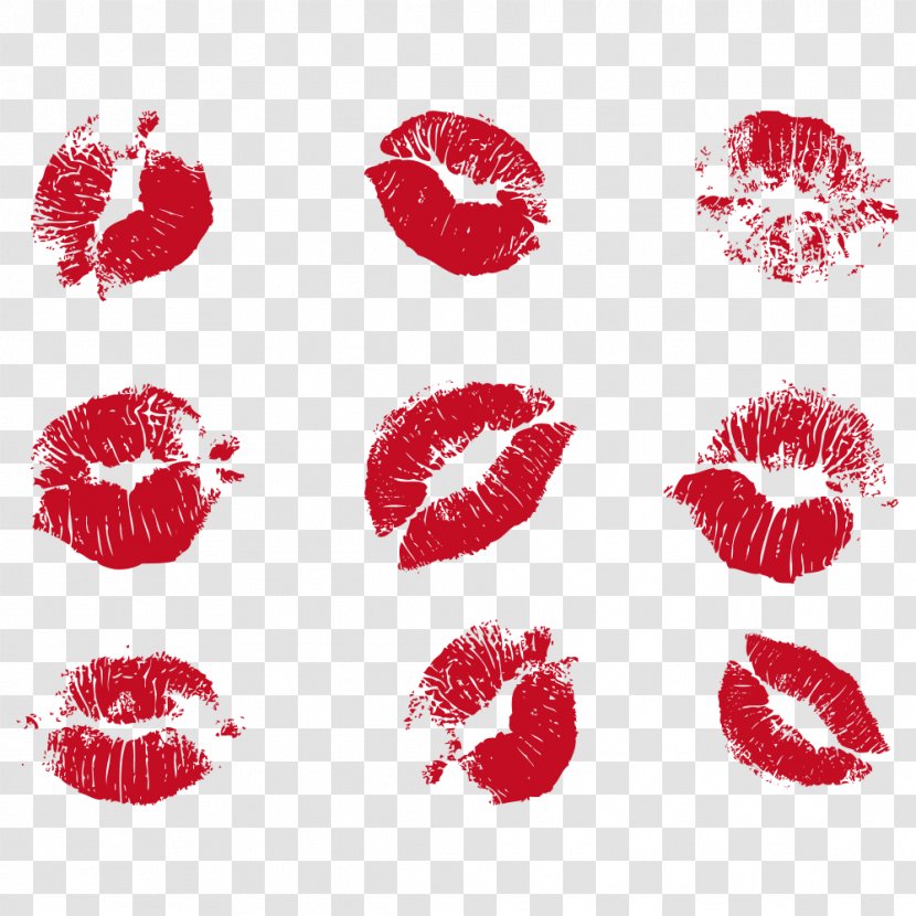 Kiss Lipstick - Cartoon Transparent PNG