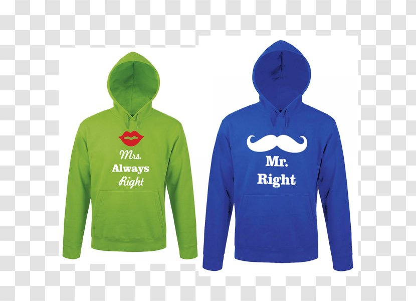 Hoodie T-shirt Jacket Brand Bluza - Sleeve - Mr Right Transparent PNG