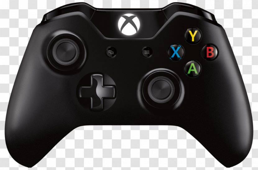 Black Xbox 360 Controller One PlayStation 4 - Video Game Consoles Transparent PNG
