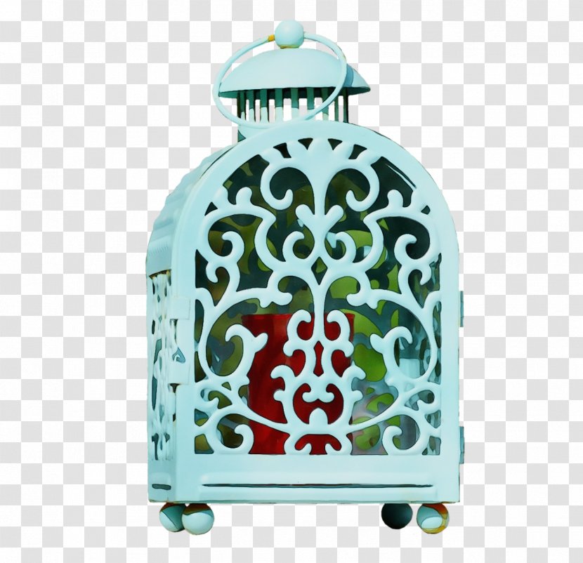 Green Turquoise Cage Lantern Transparent PNG