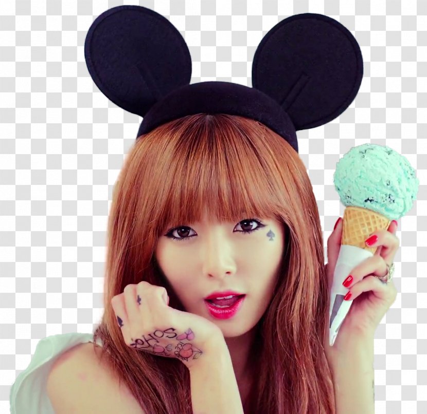 Hyuna Ice Cream 4Minute K-pop - Female - Minute Transparent PNG
