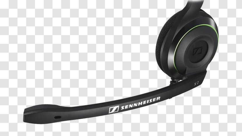 Microphone Xbox 360 Wireless Headset Headphones - Sennheiser X320 Transparent PNG