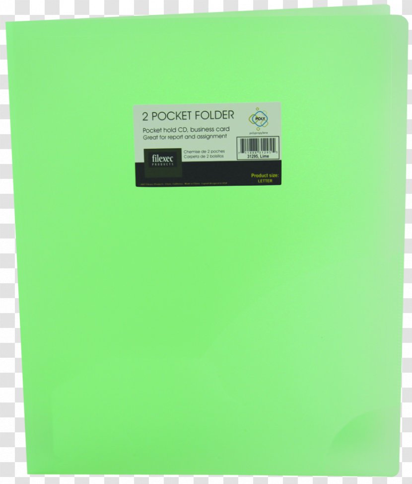 Green - File Pocket Transparent PNG