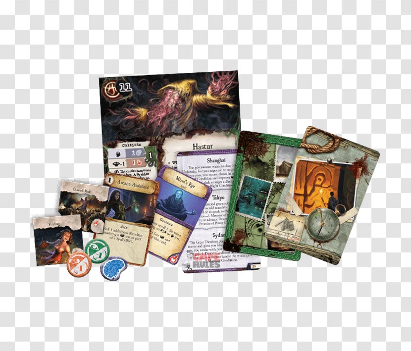 Fantasy Flight Games Eldritch Horror: Signs Of Carcosa Expansion Pack Board Game - Team - Compensation Transparent PNG