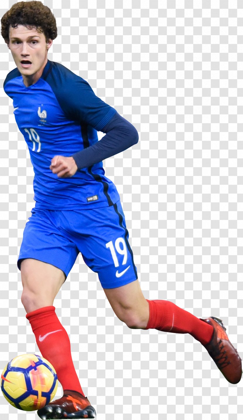 Benjamin Pavard France National Football Team 2018 World Cup - Graphic Transparent PNG