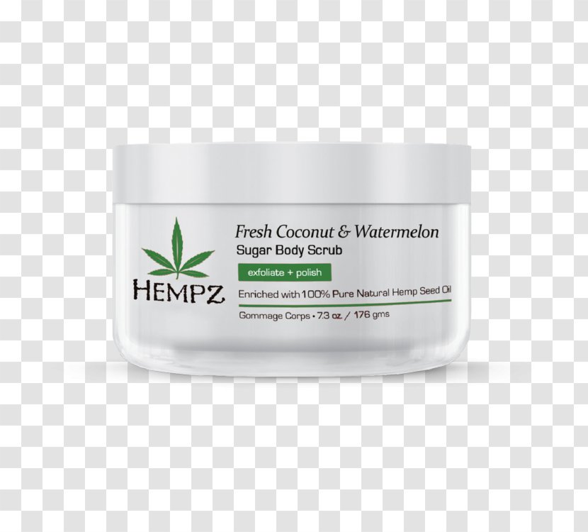 Cream Hempz Fresh Coconut & Watermelon Herbal Body Moisturizer Exfoliation Soufflé Cosmetics - Skin Care Transparent PNG