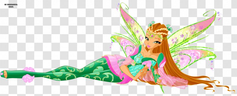 Fairy Flora Tecna Bloom Aisha - Butterfly Transparent PNG