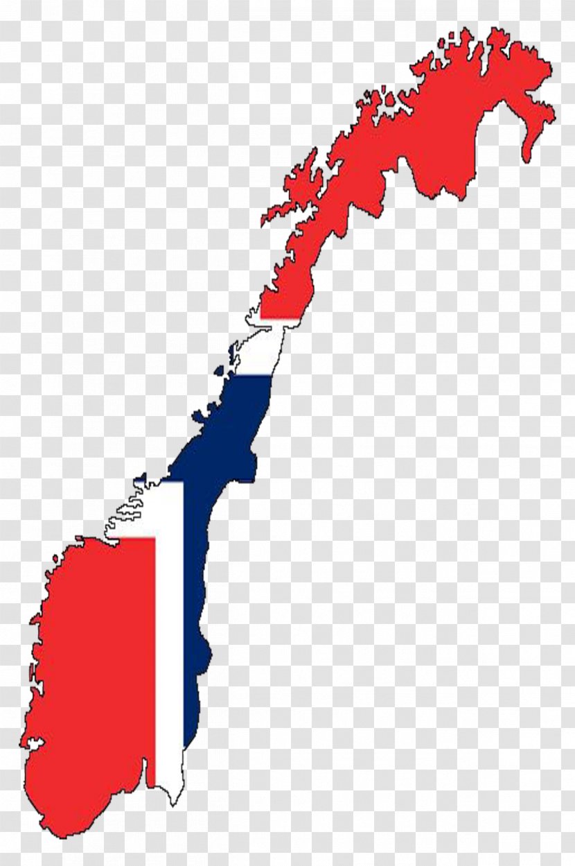 Flag Of Norway Map National Transparent PNG