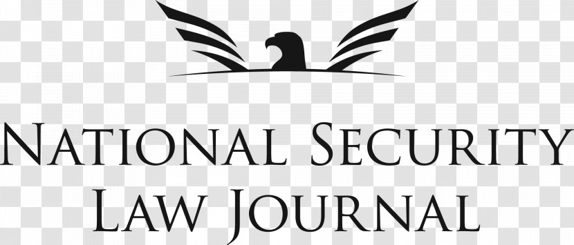 Logo National Security Law Journal Black And White Font - Text - Be Positive Transparent PNG