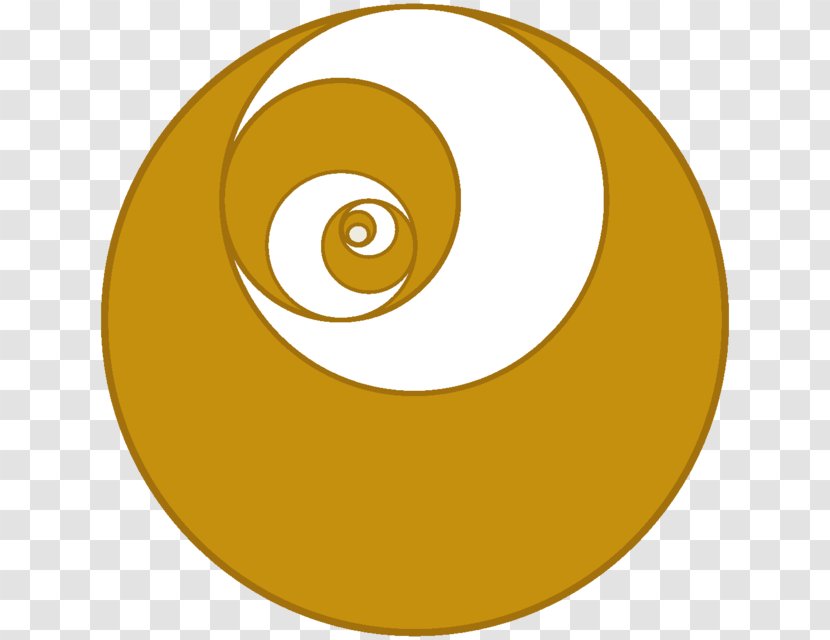 Golden Mean Ratio Gambrills Courage Spiral - Yellow - Logo Transparent PNG