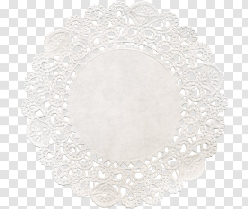 Doily Paper Lace Textile Pin - Linen Transparent PNG