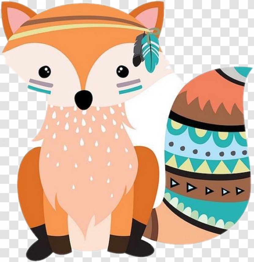 Cartoon Red Panda Fox Fawn Transparent PNG