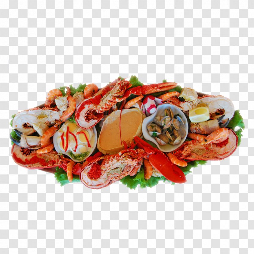 Seafood Lobster Plateau De Fruits Mer Restaurant - Dish - Boston Transparent PNG