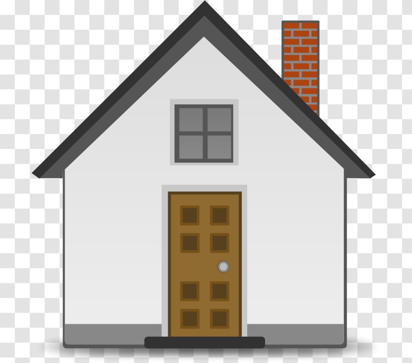 House Clip Art - Elevation - Simple Home Cliparts Transparent PNG