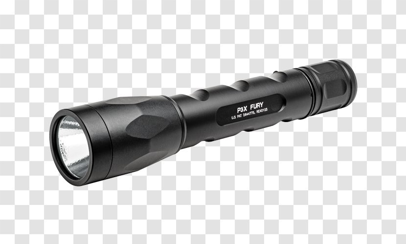 Flashlight SureFire P3X Fury Tactical Light - Hardware Transparent PNG