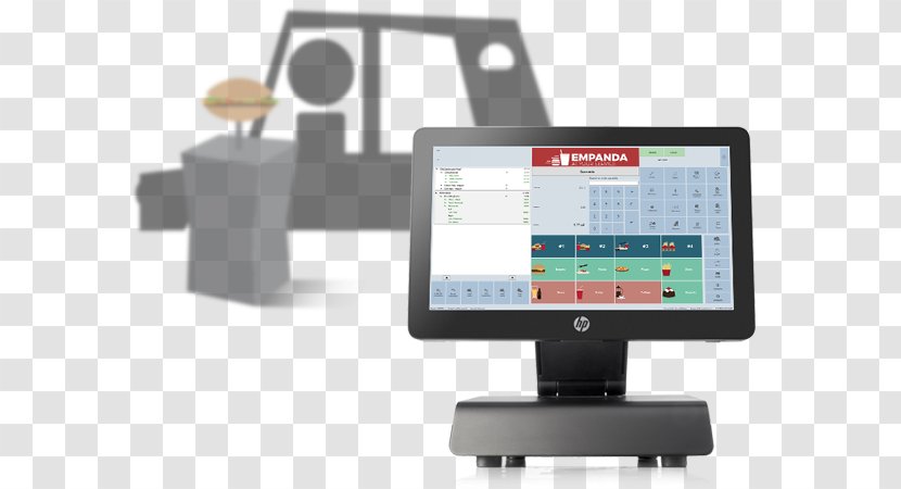 Hewlett-Packard Computer Monitors Software Bundled Point Of Sale - Solidstate Drive - Thru Transparent PNG