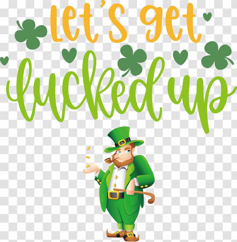 Get Lucked Up Saint Patrick Patricks Day Transparent PNG