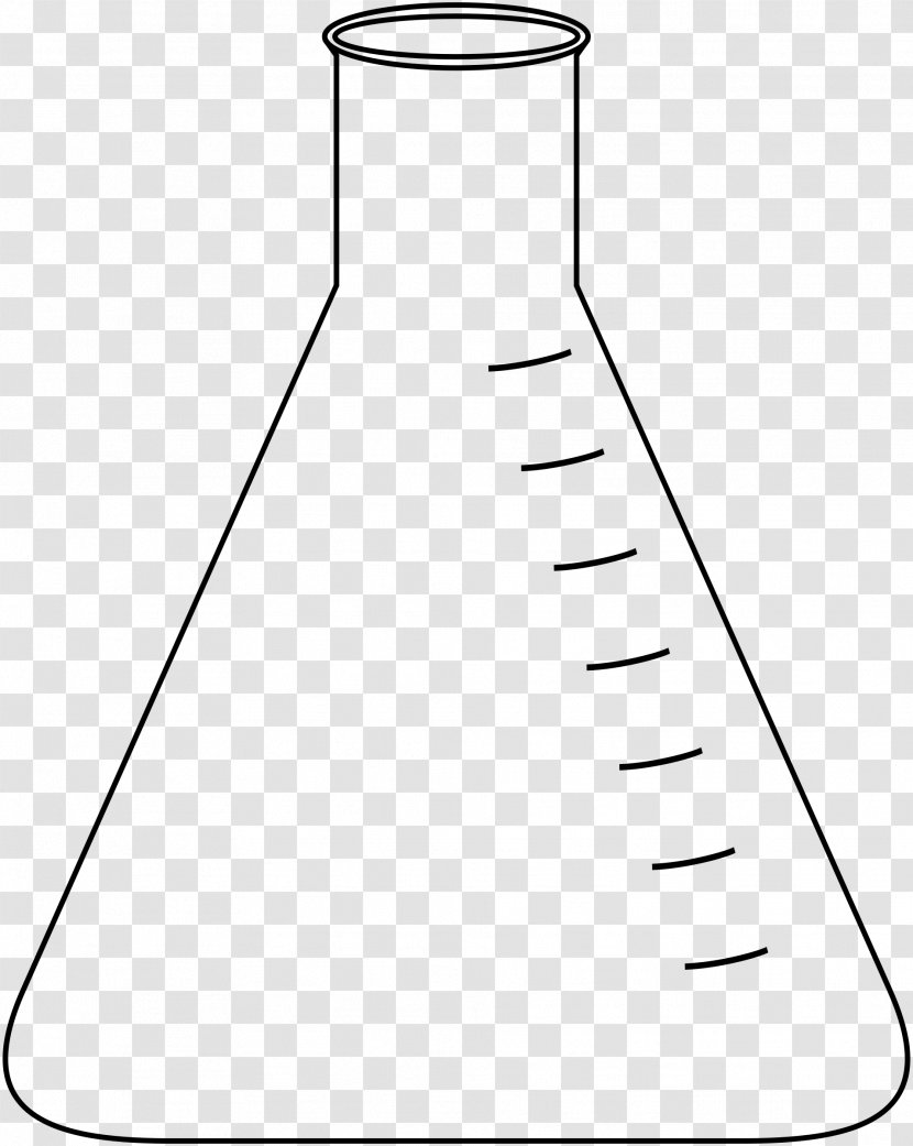 Laboratory Flasks Erlenmeyer Flask Beaker Glassware Clip Art Transparent PNG