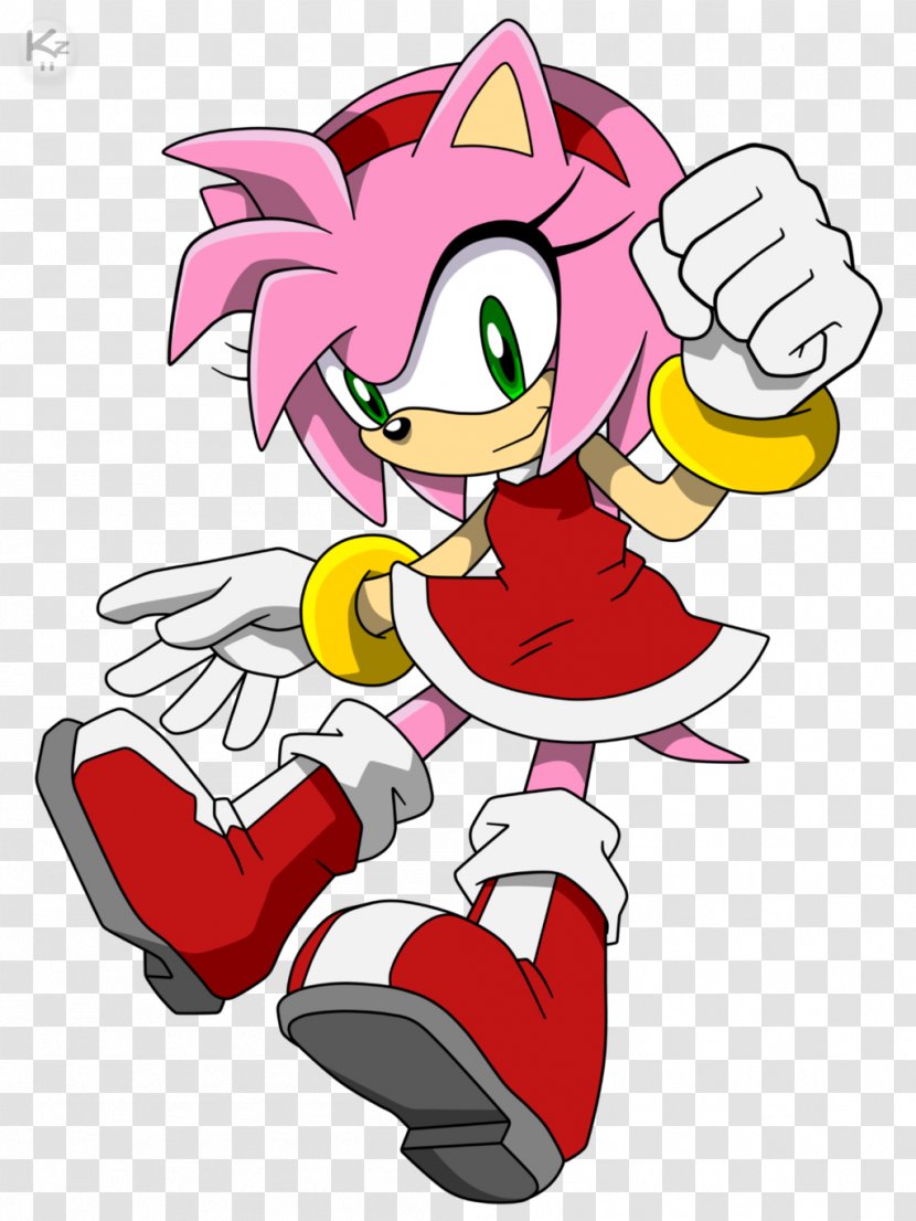 Amy Rose Sonic CD Knuckles The Echidna Adventure Heroes - Cartoon - Hedgehog Transparent PNG