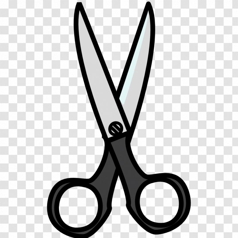 Scissors Drawing Cartoon Clip Art Transparent PNG