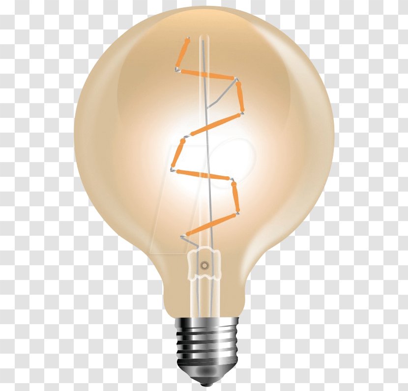 Incandescent Light Bulb LED Lamp Edison Screw - Lighting Transparent PNG