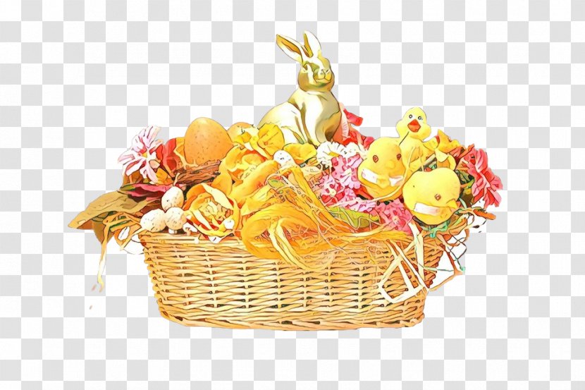 Easter Bunny Rabbit Basket Photography - Hamper Transparent PNG