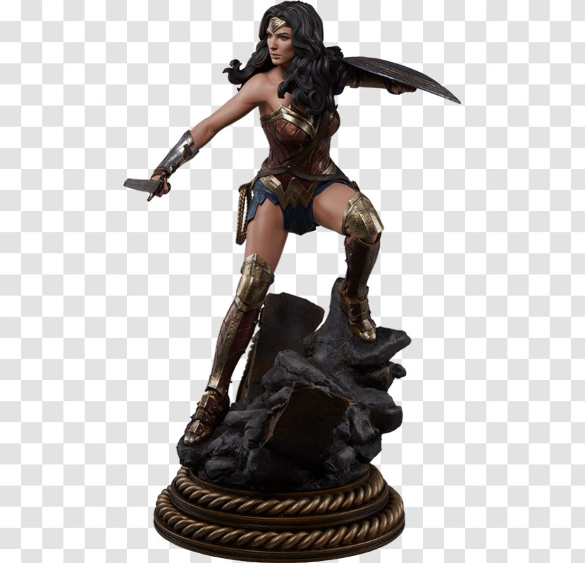 Wonder Woman Superman Doomsday Batman Sideshow Collectibles - Figurine - Warrior Transparent PNG