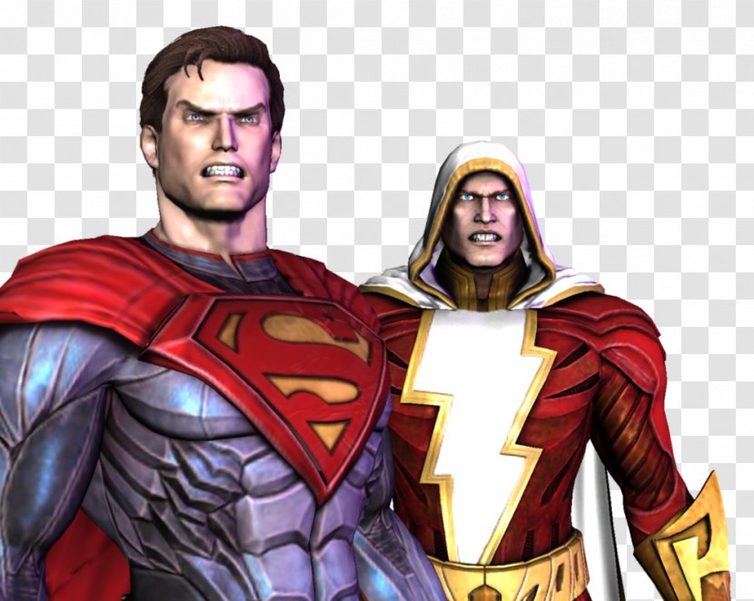 Zachary Levi Superman Injustice: Gods Among Us Injustice 2 Captain Marvel - Muscle Transparent PNG