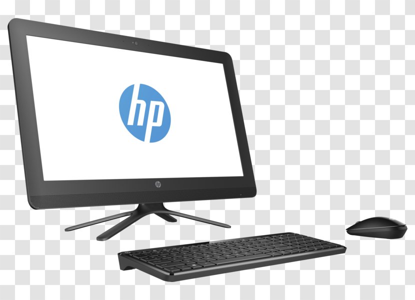 Hewlett-Packard Desktop Computers All-in-One Celeron - Display Device - Hewlett-packard Transparent PNG
