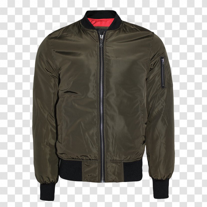 Leather Jacket Clothing Flight Giubbotto - Coat Transparent PNG