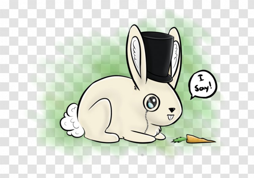 Domestic Rabbit Hare Drawing Art - Digital - Fancy Line Transparent PNG