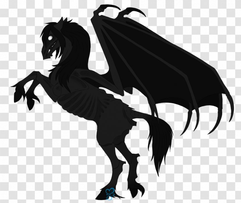 Pony Mustang Freikörperkultur Silhouette Cartoon - Supernatural Creature Transparent PNG