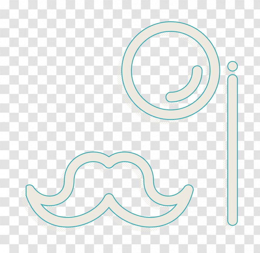 Monocle Icon Mustache Streamline - Symbol - Logo Transparent PNG