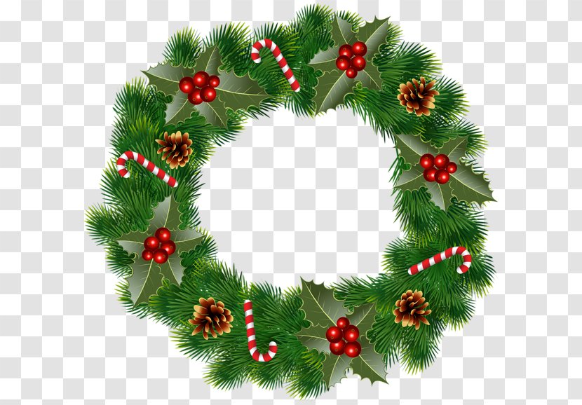 Wreath Christmas Garland Clip Art - Spruce Transparent PNG