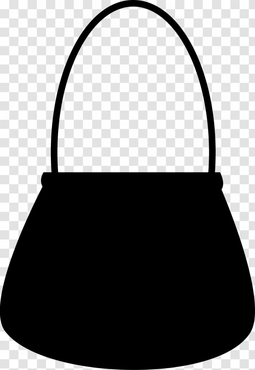 Clip Art Product Design Line - Blackandwhite - Shoulder Bag Transparent PNG
