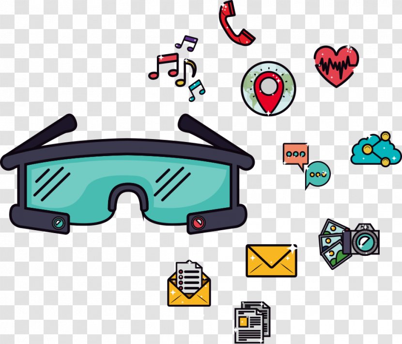 Royalty-free Stock Illustration - Technology - Vector Glasses Of Science And Transparent PNG