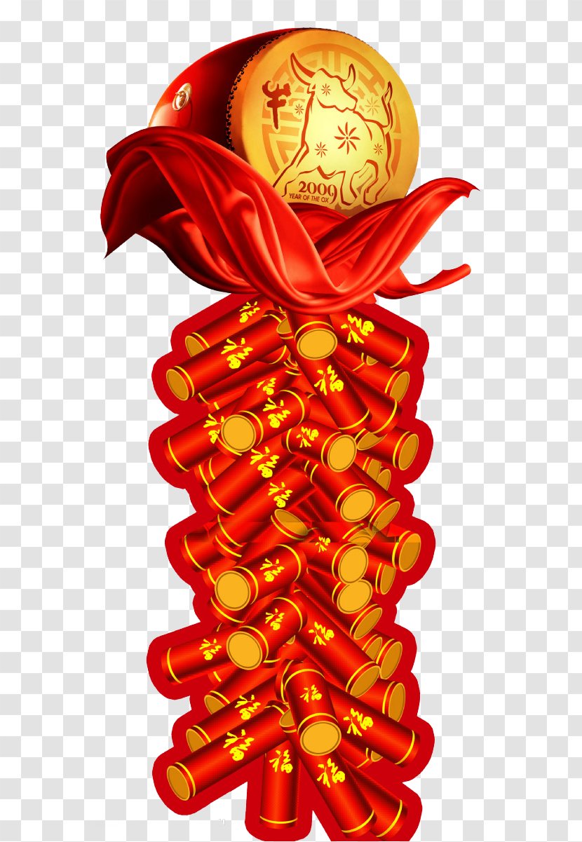 Firecracker Tangyuan Chinese New Year Lantern Festival - Red Firecrackers Transparent PNG
