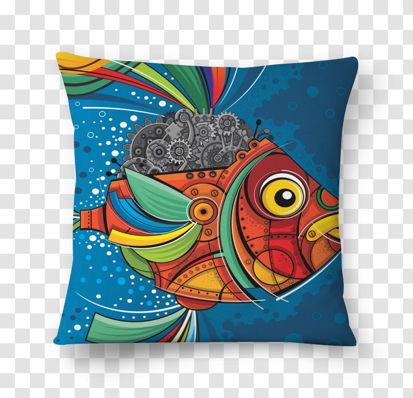 Throw Pillows Cushion Rectangle - Fish Transparent PNG