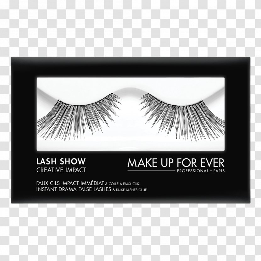 Eyelash Extensions Cosmetics Make Up For Ever Eye Shadow - Brand - False Eyelashes Transparent PNG