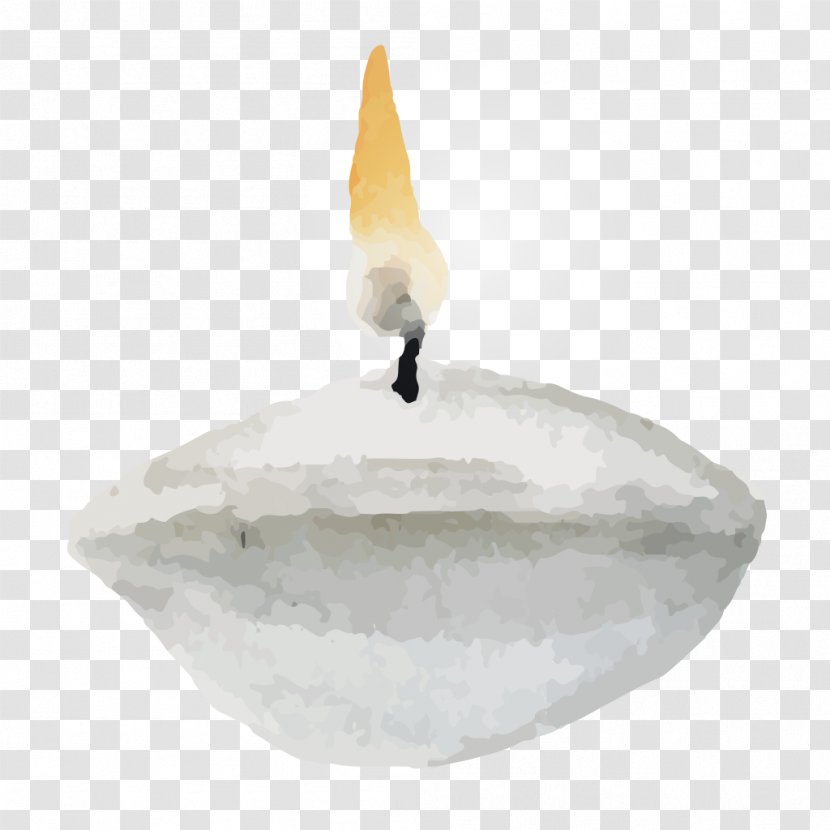 Candle Download - Watercolor Painting - Burning Material World Transparent PNG